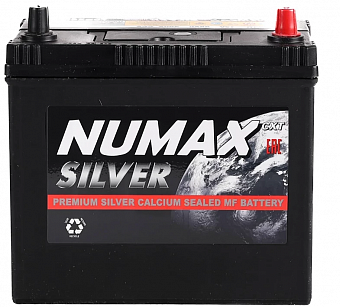���� ������������ NUMAX Silver 6CT 55Ah R+ 480A EN 231x127x220 ����. ��. ���������